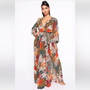 Fashion Nova Vacay mode maxi dress